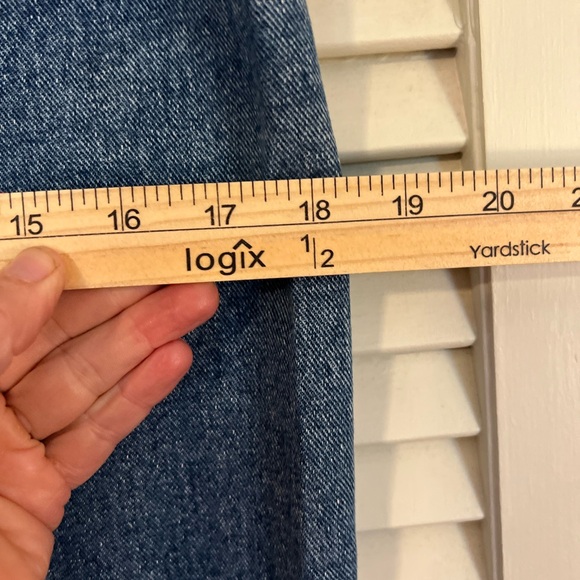 Vintage Blue Denim Skirt - Picture 6 of 10